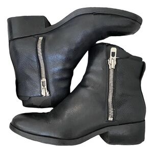Phillip Lim Black Leather Ankle Boots